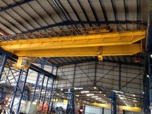 เครนเหนือศีรษะคานคู่ ISO 100 Ton 30 Ton Bridge Crane Anticorrosive