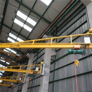 ISO Space Saving Light Duty Wall Mounted Jib Crane รับประกัน 12 เดือน