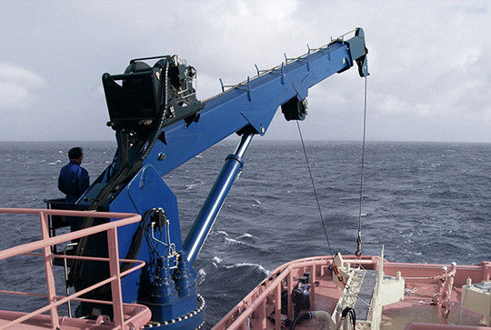 1 - 30T Electric Marine Knuckle Boom Crane Q235B Yacht Deck Crane