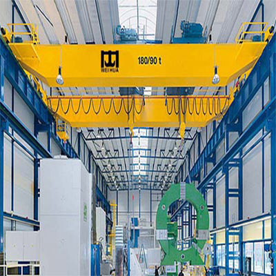 รถเข็นไฟฟ้าเครนเหนือศีรษะสำหรับงานหนัก QD Double Beam 30 Ton Bridge Crane