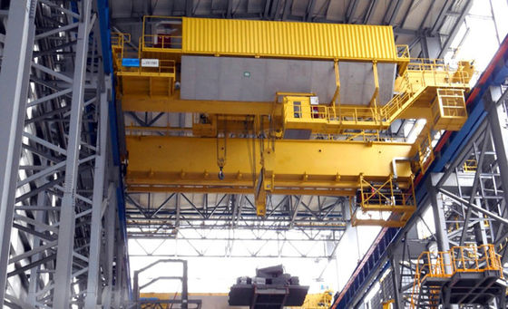 1 - 20t เครนเหนือศีรษะไฟฟ้าโลหะสำหรับเดินทางช่วงคานเดี่ยว 7.5 - 32m