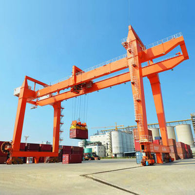 Q235B Double Beam Container Gantry Crane Heavy Duty 60 Ton For Port