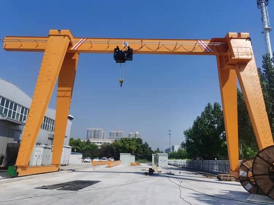 WEIHUA 5~32Ton MH Model เครนโครงสำหรับตั้งสิ่งของสำหรับงานหนัก Single Beam Gantry Crane