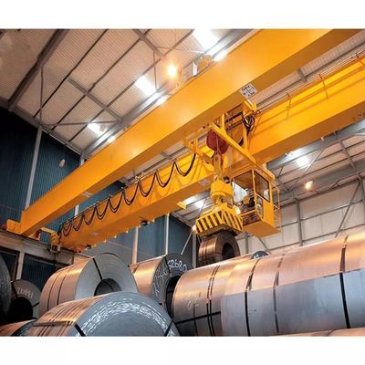 PLC Magnetic Overhead Crane 30 ตัน Bridge Crane รีโมทคอนโทรลพร้อมสลิง