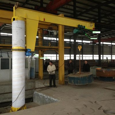เครน Jib ติดตั้งฐาน 3000 กก. สำหรับรถไฟโรงงานปิโตรเคมี
