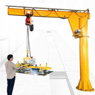 เครน Jib ติดตั้งฐาน 3000 กก. สำหรับรถไฟโรงงานปิโตรเคมี