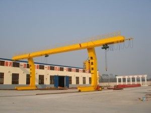 WEIHUA 5~32Ton MH Model เครนโครงสำหรับตั้งสิ่งของสำหรับงานหนัก Single Beam Gantry Crane