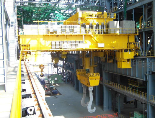 Heavy Duty 120 T อุตสาหกรรมโลหการหล่อเครนสะพานคานคู่