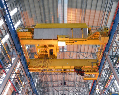 Q345B QDY 50t 15t 10t 3 Ton Bridge Crane ตะกรัน Pot Lifter Foundry Crane