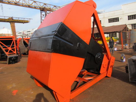 Double Rope Mechanical Crane Grab Bucket ความจุที่กำหนดเอง