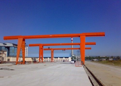 WEIHUA 5~32Ton MH Model เครนโครงสำหรับตั้งสิ่งของสำหรับงานหนัก Single Beam Gantry Crane