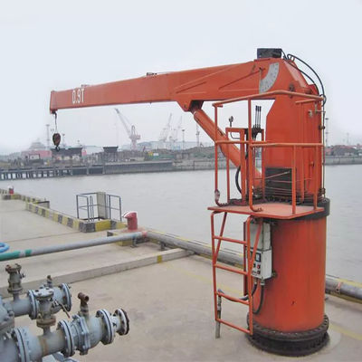 นอกชายฝั่ง 2t - 30t Marine Deck Crane 40m ยกสูงประหยัดพลังงาน