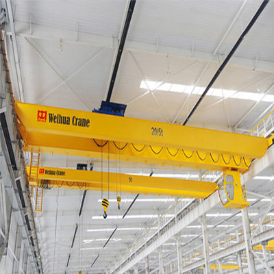 FEM Standard Double Girder Bridge Crane 10 Ton Eot Crane ความแข็งแกร่งสูง