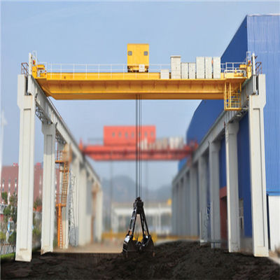 8t 10t 12.5t Overhead Travel Crane A8 หน้าที่การทำงานพร้อมตัวคว้า