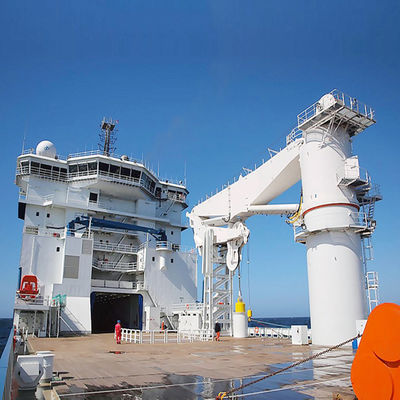 ทนต่อแรงกระแทกไฮดรอลิกนอกชายฝั่งทะเลเครน 36 Ton Ship Deck Cranes