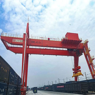 ตู้คอนเทนเนอร์แบบกำหนดเอง RMG Rail Mounted Gantry Crane 10 Ton-40 Ton