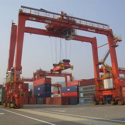 RTG Rubber Tyre Gantry Crane 50ton High Straddle Carrier
