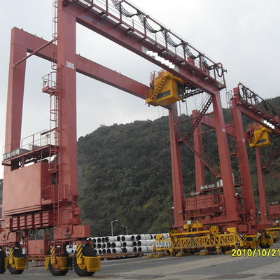 RTG Rubber Tyre Container ยกโครงสำหรับตั้งสิ่งของเครน 22m 30m 35t