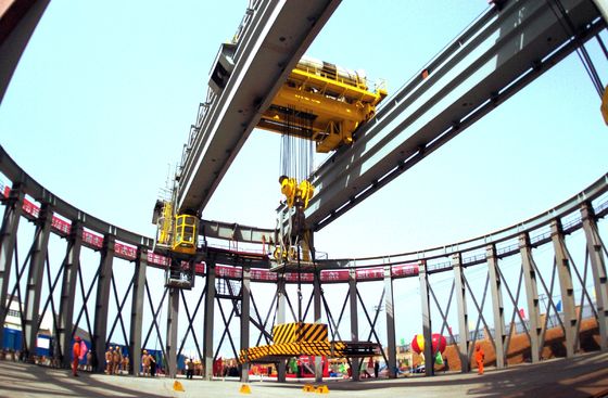 คานคู่เหนือศีรษะนิวเคลียร์โพลาร์เครนเซอร์เคิลเครน 115t ~ 360t การควบคุม PLC